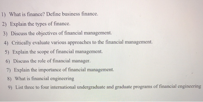 C'est quoi finance et comptabilité ?