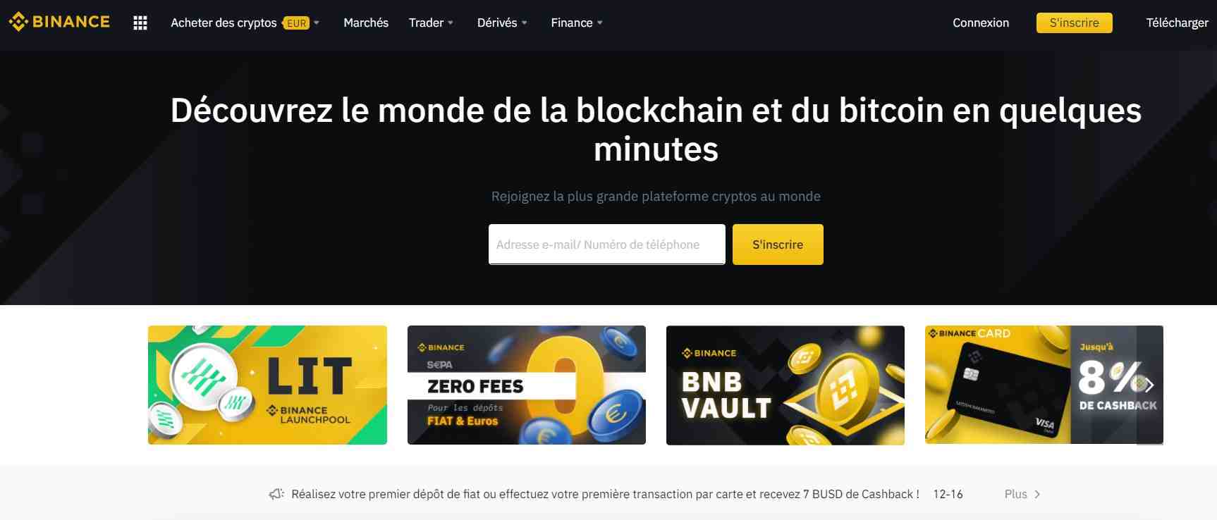 Comment convertir Crypto en euro Binance ?