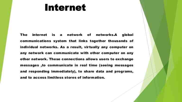 C'est quoi l'Internet et son importance ?